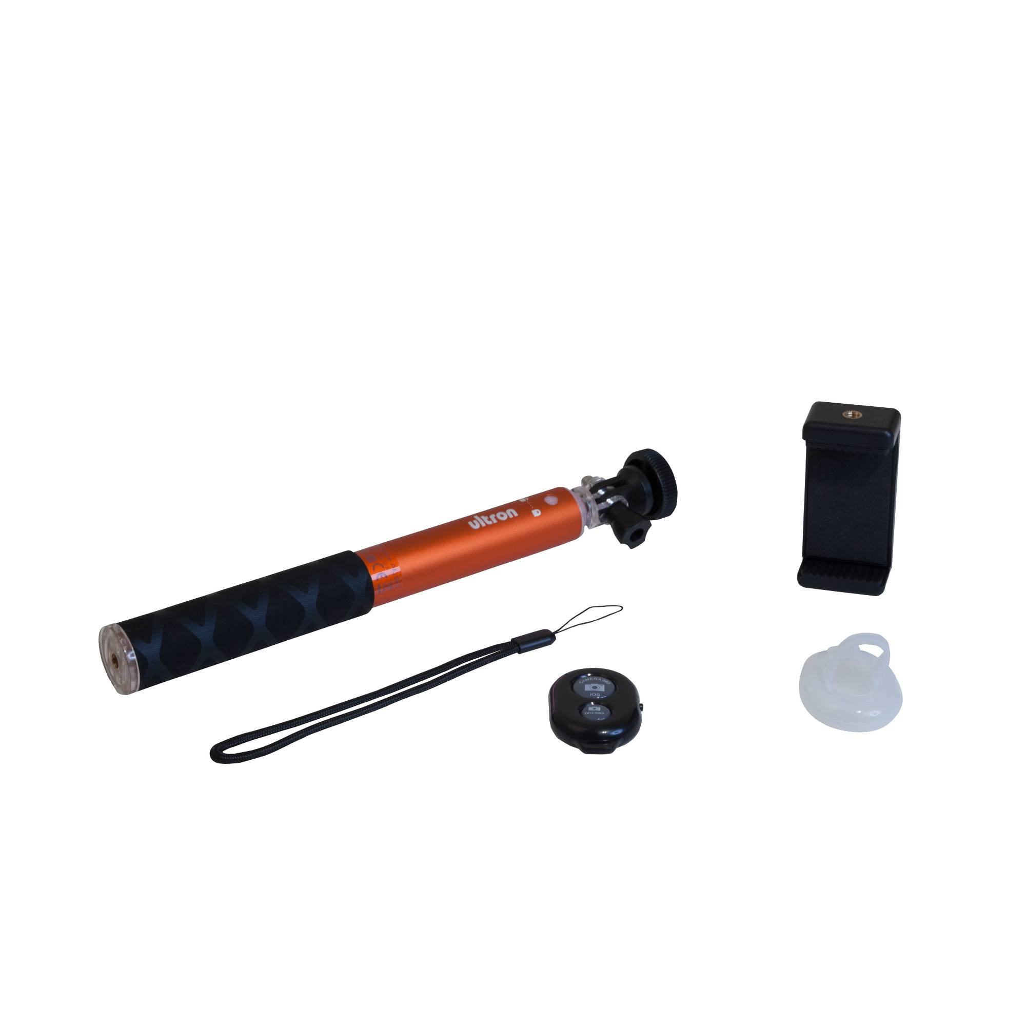 Ultron selfiestick van aluminium 80 goud/oranje-2