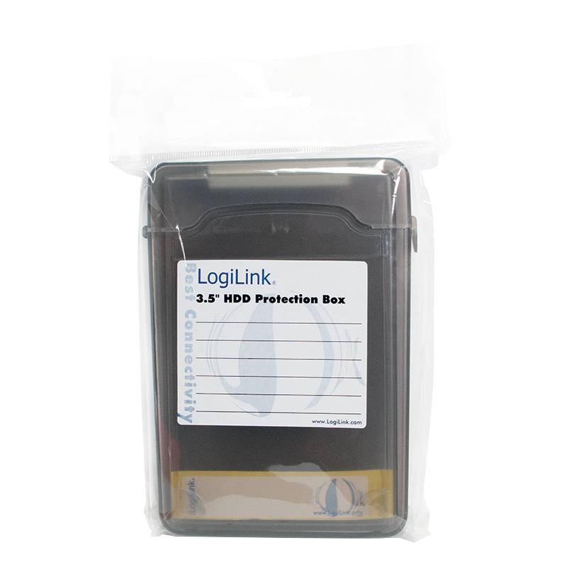 LOGILINK UA0133B Behuizing voor schijven: 3,5"; plastic; zwart - 1 stuk-1