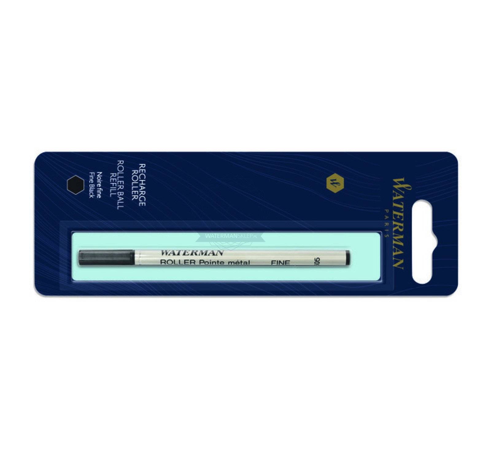 WATERMAN rollerball navulling zwart 1 blister-1
