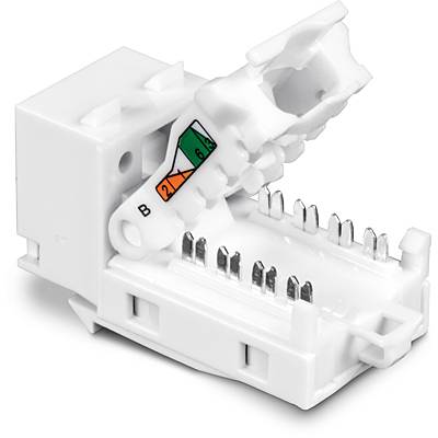 TRENDnet Keystone-aansluitingen 50 stuks Cat6 gereedschapsvrij 90°-3