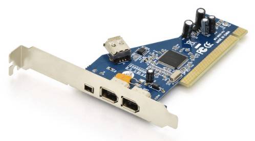 Digitus DS-33203-2 3 + 1 poorten FireWire 400-controllerkaart FireWire 400 PCI-1