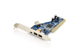 Digitus DS-33203-2 3 + 1 poorten FireWire 400-controllerkaart FireWire 400 PCI-2