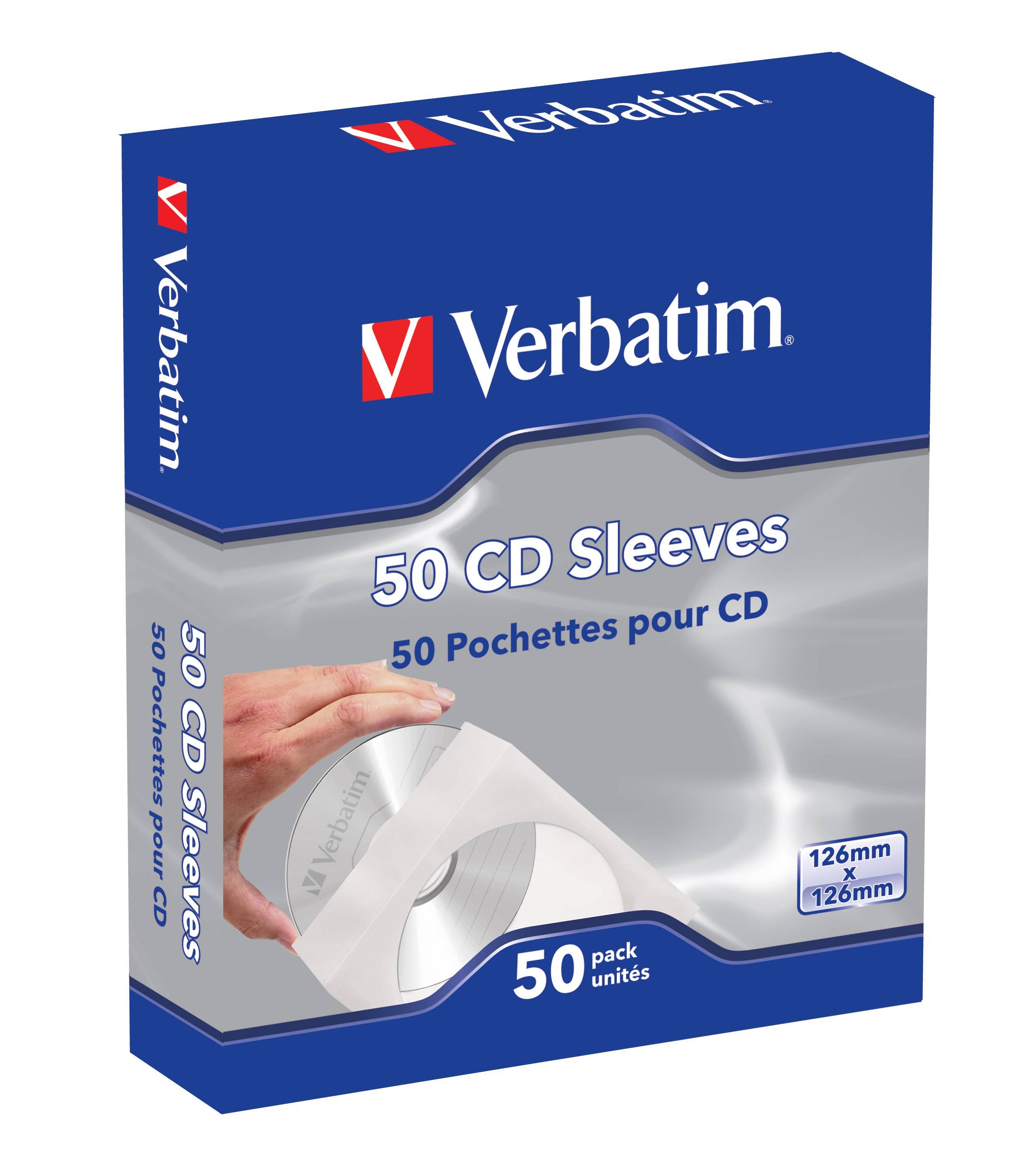 Verbatim CD/DVD hoesjes Papersleeve 50 stuks-1