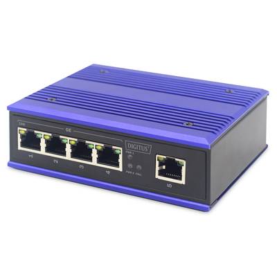 Digitus DN-651118 Industrial Ethernet Switch  5 poorten 10 / 100 / 1000 MBit/s  