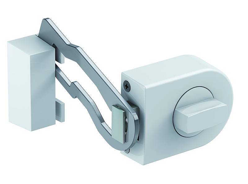 Olymp extra deurslot met vergrendelingsstang (wit) RS 50R-1