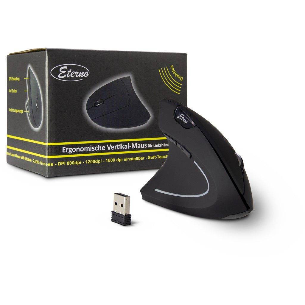 Inter-Tech verticale muis Eterno KM-206L-1