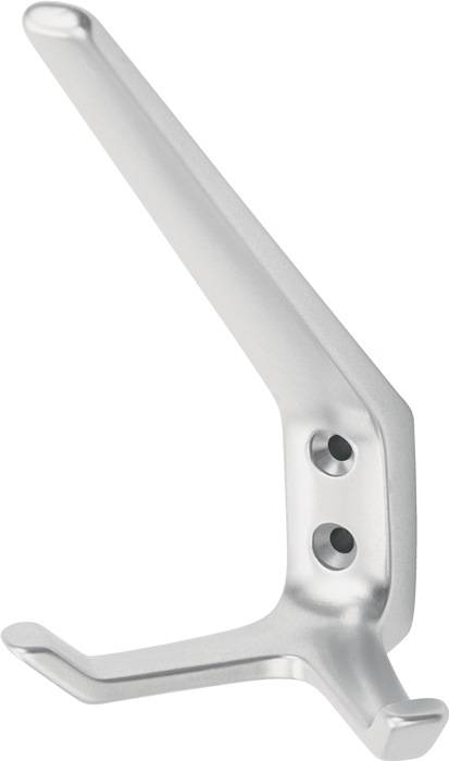Hermeta hoed-/jashaak - Blackline - dubbel - zilverkleurig - 0032-01E