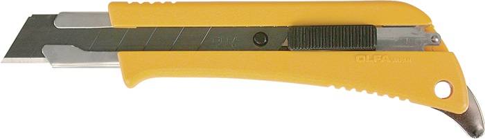 Afbreekmes lemmetbreedte 18 mm lengte 165 mm met drukknop OLFA