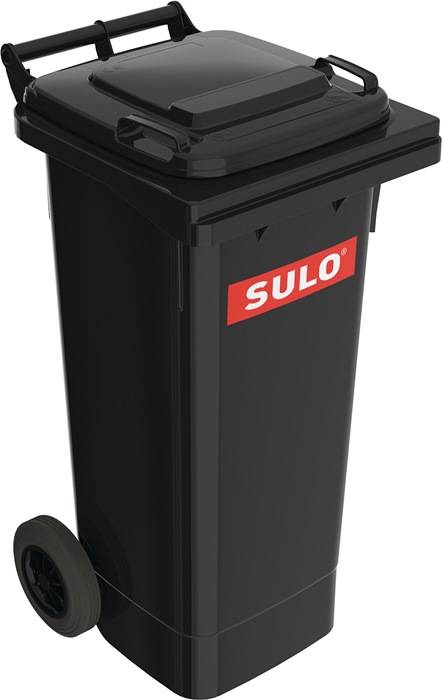 Vuilcontainer 80 l HDPe antracietgrijs verrijdbaar, volgens EN 840 SULO-0