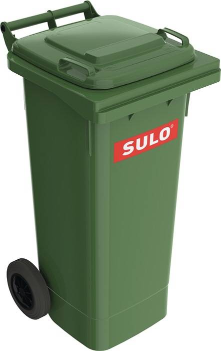 Vuilcontainer 80 l HDPe groen verrijdbaar, volgens EN 840 SULO-0