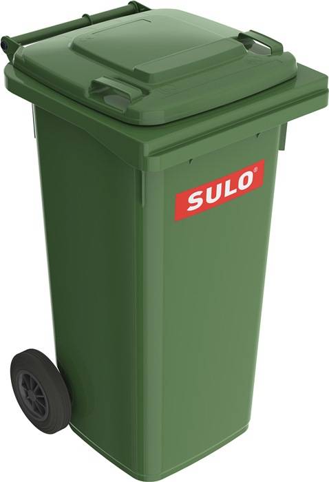 Vuilcontainer 120 l HDPe groen verrijdbaar, volgens EN 840 SULO