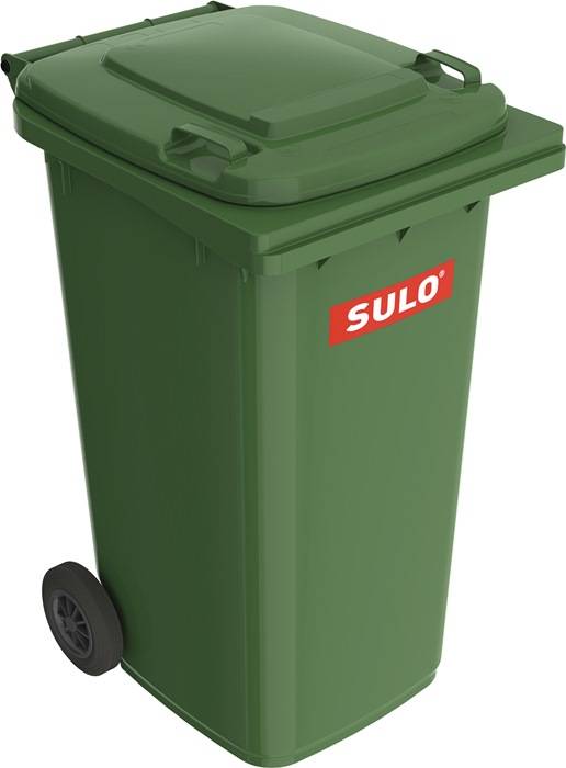 Vuilcontainer 240 l HDPe groen verrijdbaar, volgens EN 840 SULO-0