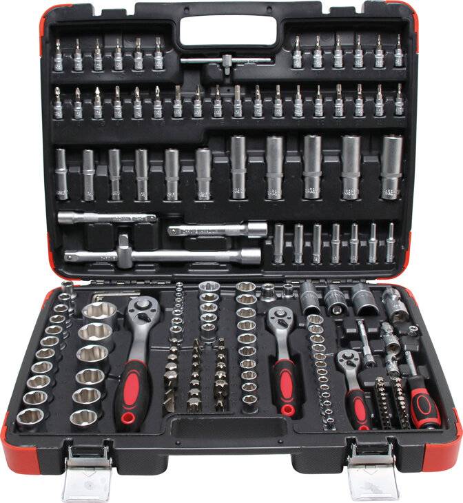 BGS Doppenset gereedschapskoffer gevuld 1/4", 3/8", 1/2" (172-delig)-5