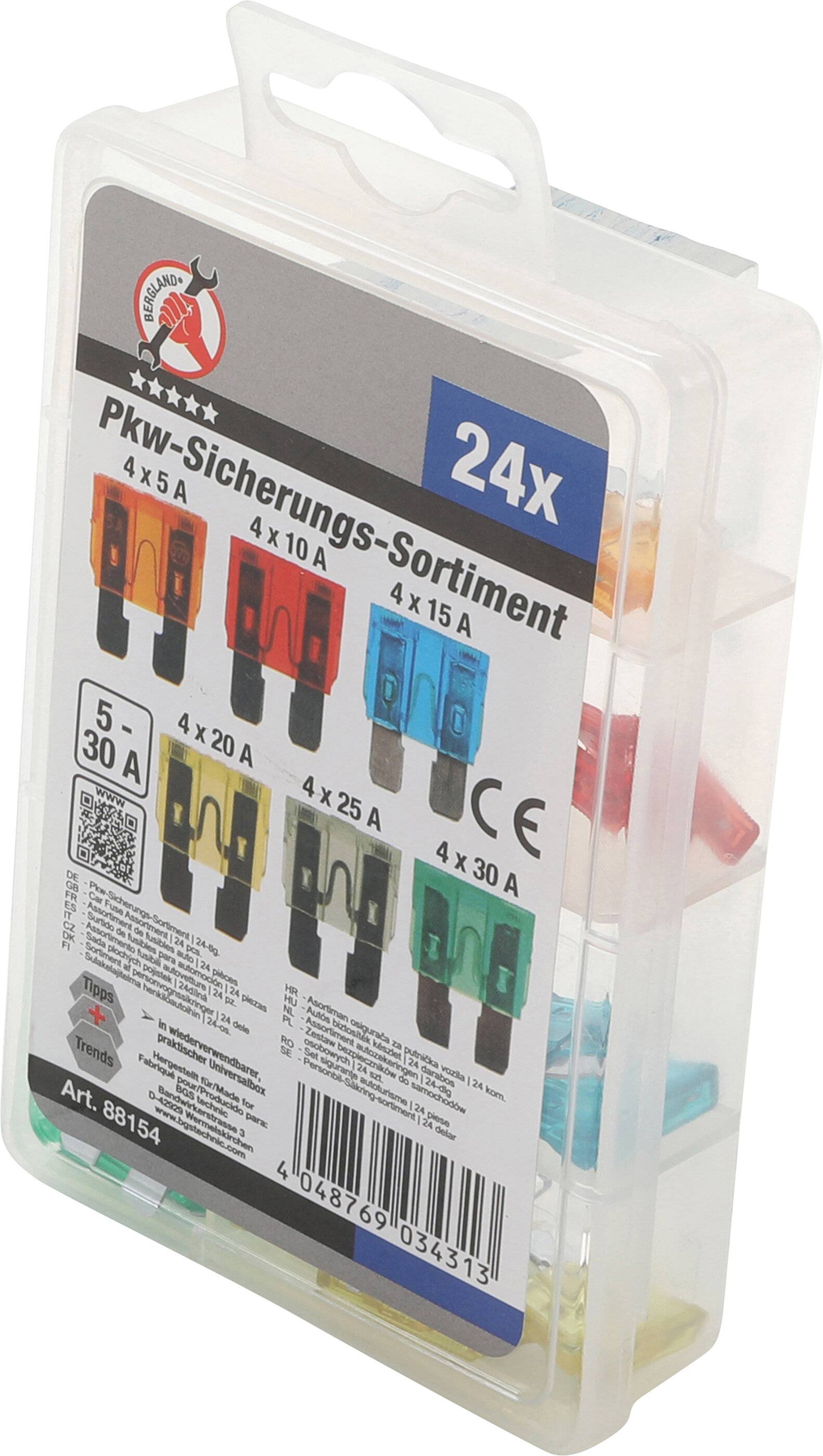 BGS Assortiment autozekeringen 24 stuks-2
