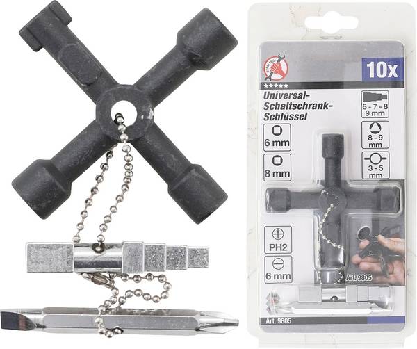 BGS Technic 9805 Adapterset (l x b) 65 mm x 2.55 mm