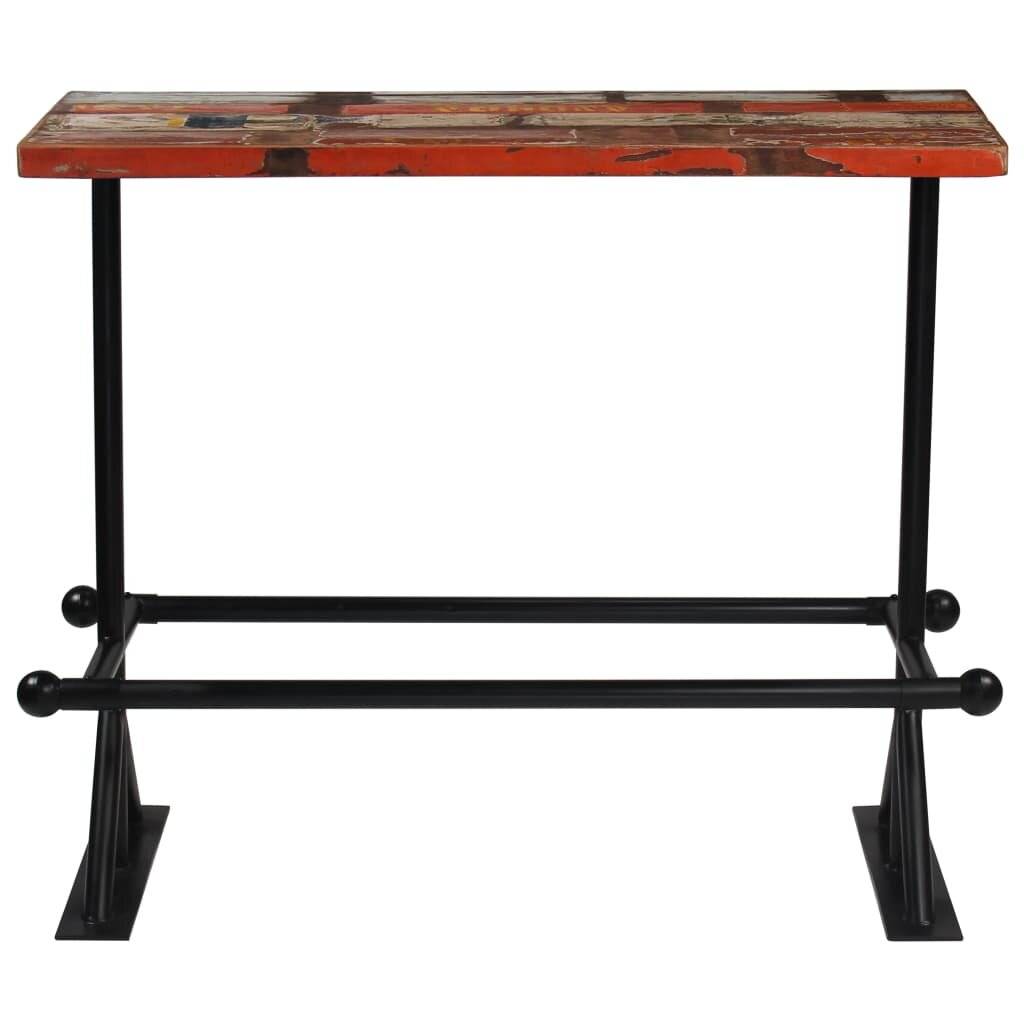 vidaXL - 5-delige - Barset - massief - gerecycled - hout - meerkleurig-4