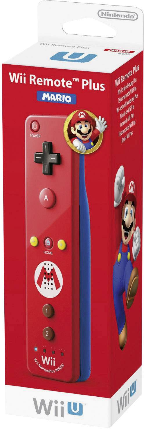 blouse garage ondeugd Nintendo Wii U Remote Plus Mario Edition Gamepad Nintendo Wii U Rood |  Conrad.nl
