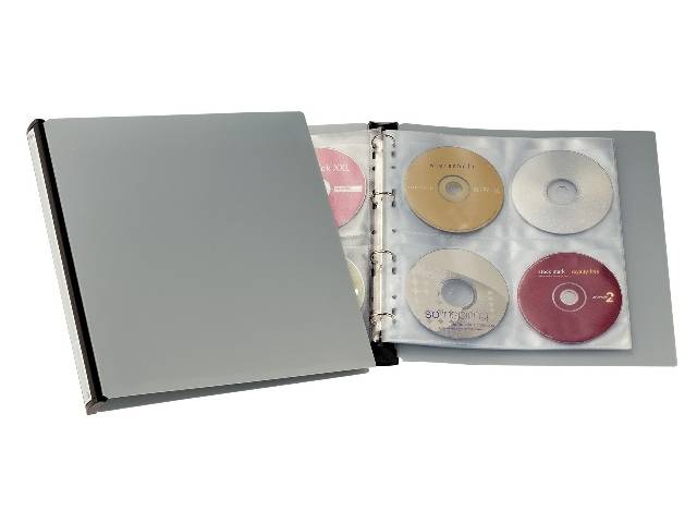 DURABLE CD/DVD ALBUM 96 Ringband voor 96 CD's/DVD's zwart-0