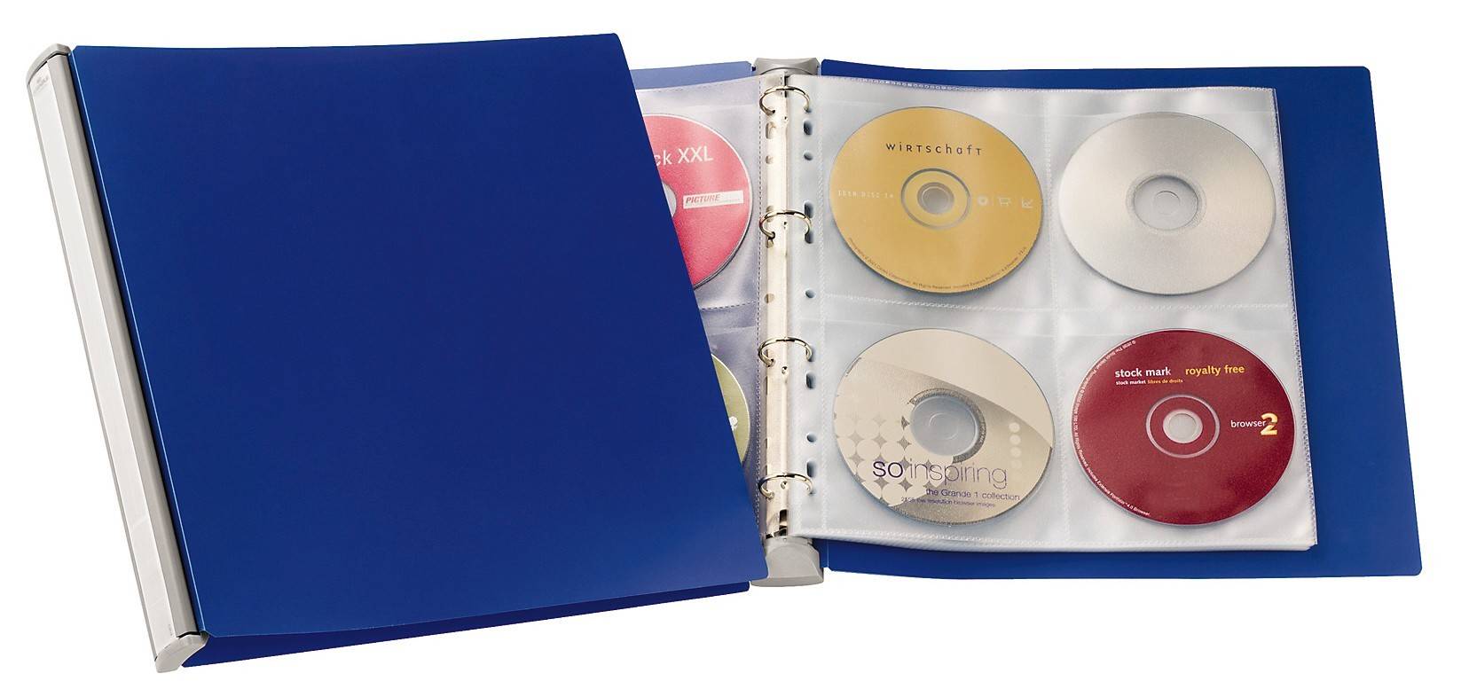 DURABLE CD/DVD ALBUM 96 Ringband voor 96 CD's/DVD's zwart-2