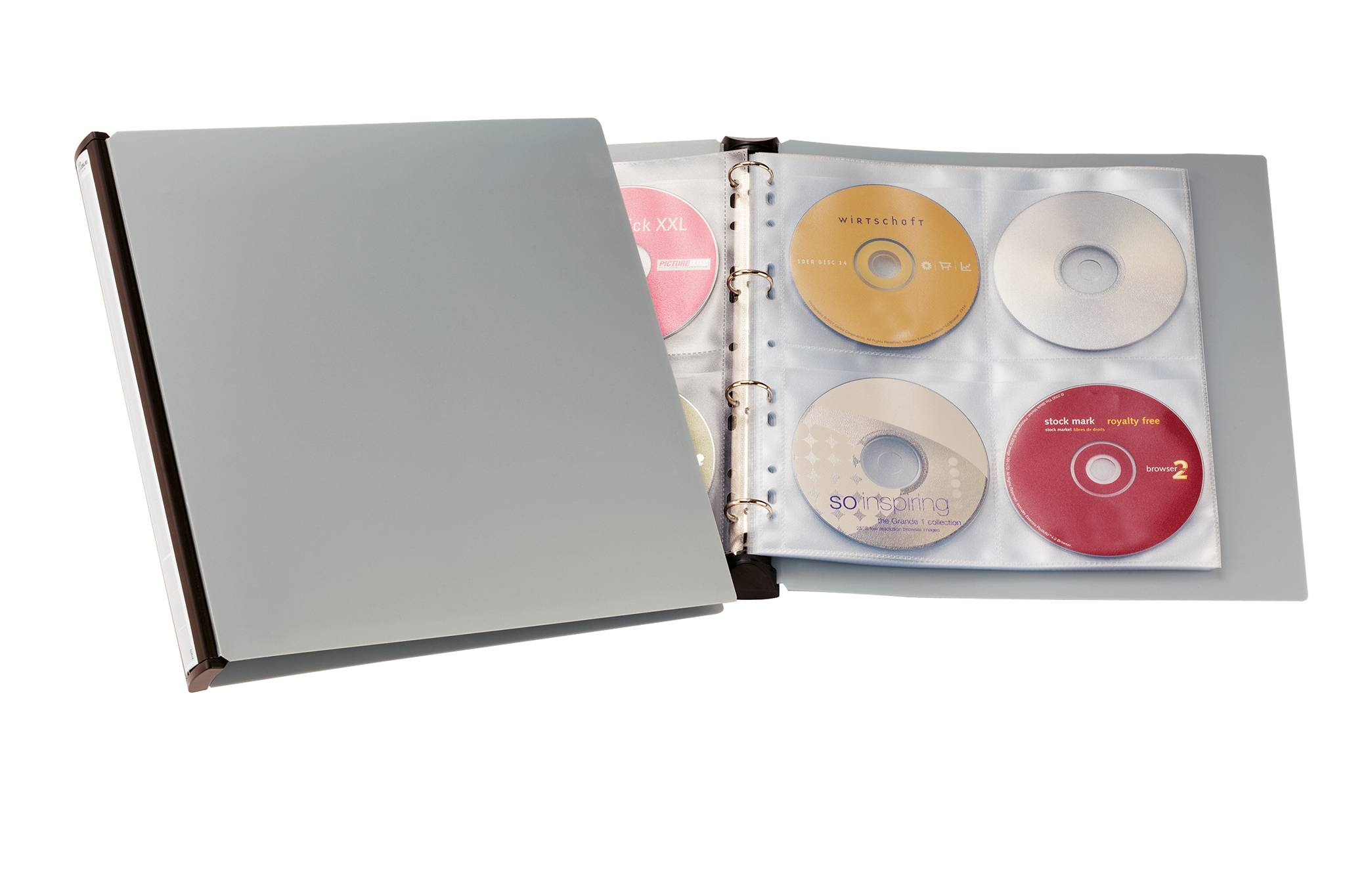 DURABLE CD/DVD ALBUM 96 Ringband voor 96 CD's/DVD's zwart-4