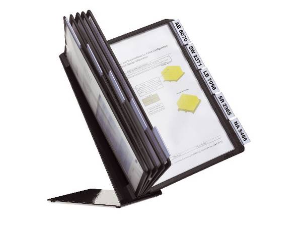 Durable VARIO® paneeldrager - Zwart - Inclusief 10 display panelen
