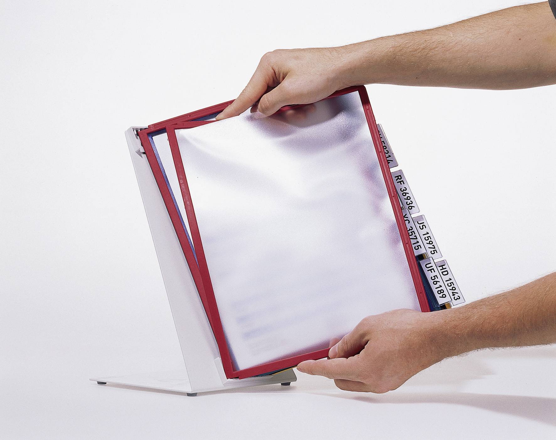Durable VARIO® paneeldrager - Zwart - Inclusief 10 display panelen-2