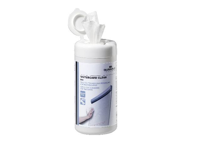 DURABLE Whiteboard Clean schoonmaakdoekjes doos à 100 wit-0