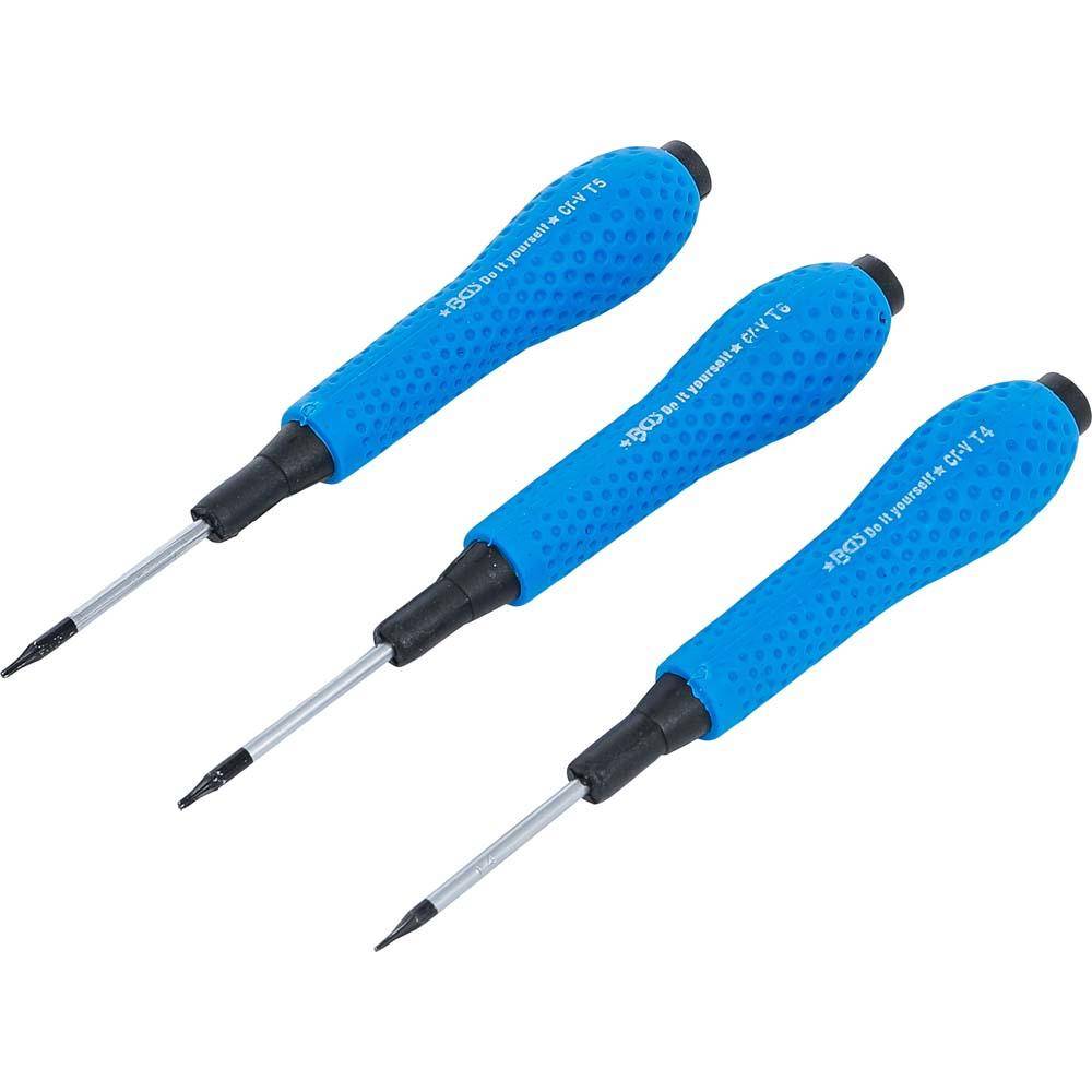 Micro schroevendraaierset T-profiel (voor Torx) T4 / T5 / T6 3-dlg-0