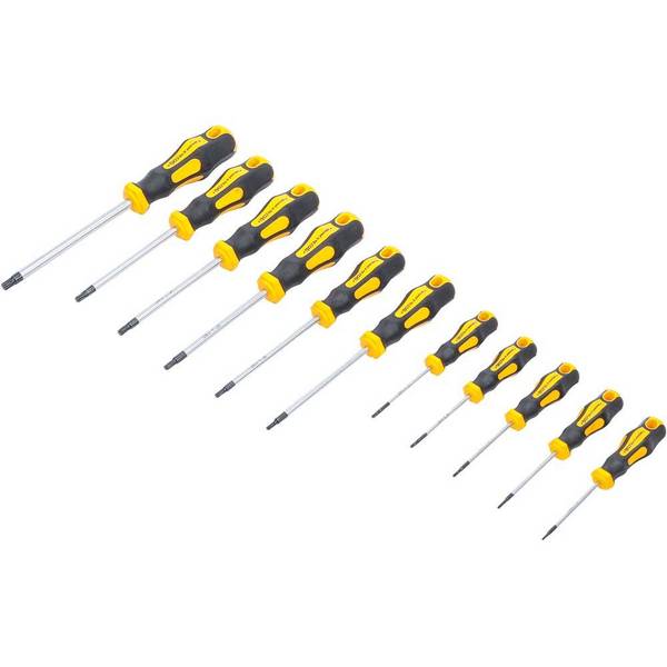 Schroevendraaierset T-profiel (voor Torx) T6 - T40 11-dlg