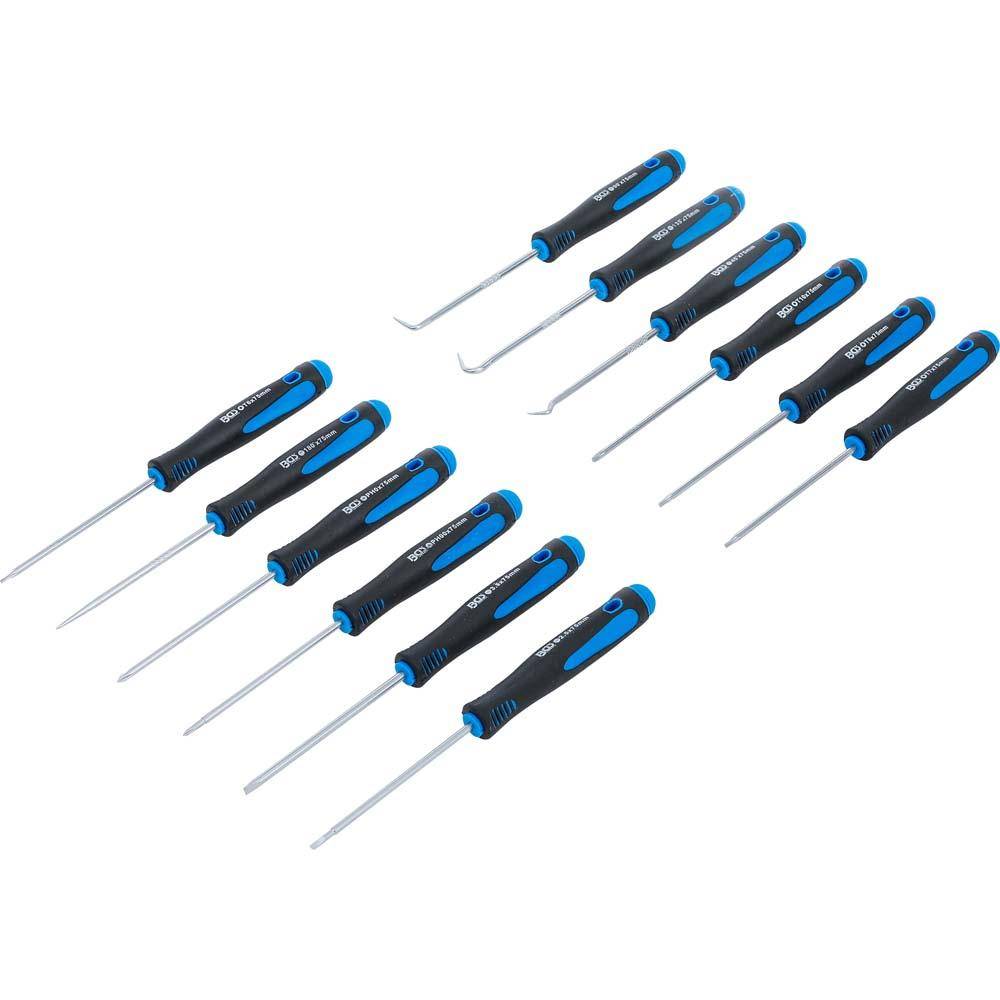 BGS Instrumentmaker schroevendraaier en hakenset 12 delig-0