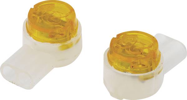 TRU COMPONENTS Draadconnector Flexibel: 0.13-0.65 mm² Massief: 0.13-0.65 mm² Aantal polen: 2 100 stuk(s) Geel