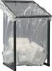 Afvalbak H1230xB730xD695mm 1000 l antraciet-metallic, DB703 stationair RENNER
