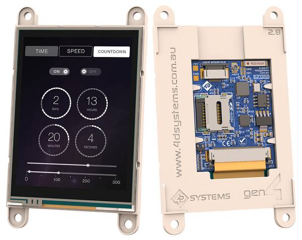 4D Systems GEN4-IOD-28T Display: TFT; 2,8"; 320x240; 80kBRAM,125kBSRAM,512kBFLASH; IoD - 1 stuk