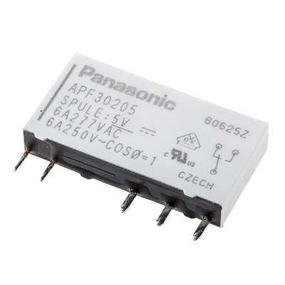 Panasonic APF30205 Printrelais 5 V/DC 6 A 1x wisselcontact 1 stuk(s) 