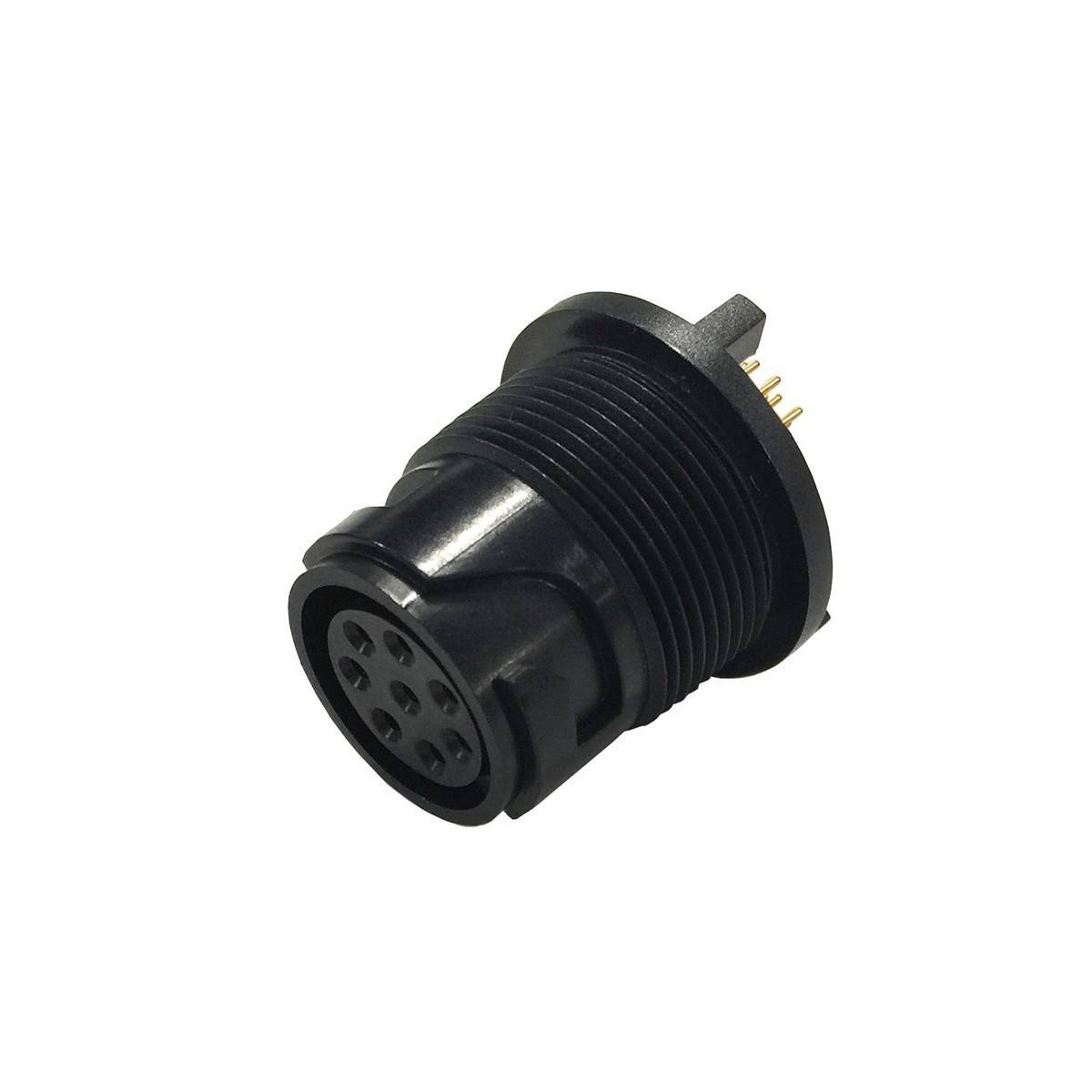 BULGIN PXP4013/10S/PC Connector: rond; contact; vrouwelijk; PIN: 10; 3A; 600V; verguld - 1 stuk