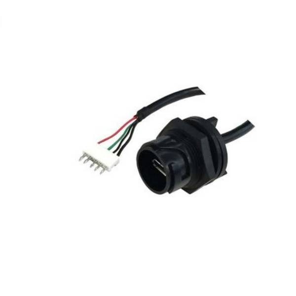 BULGIN PXP4043/C Kabel; USB Buccaneer; USB-C-aansluiting,stekker 24pin; 0,125m - 1 stuk