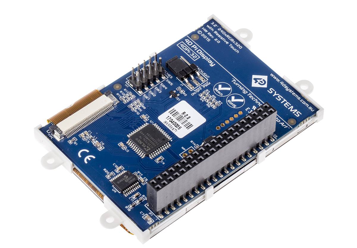 4D Systems 4DPI-32-II Display: TFT; 3,2"; 240x320; Achtergrondver: LED; Interface: SPI - 1 stuk-1