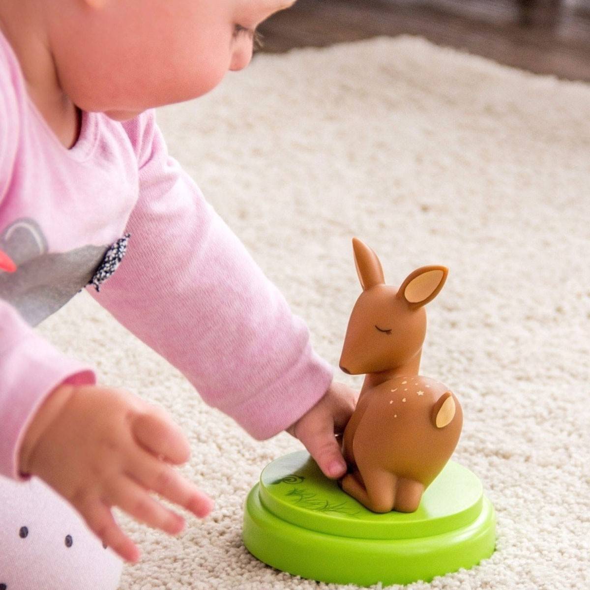 Mobiles Nachtlicht Reh Mobile, die LED-LICHT Einschlafhilfe für Kinder als Reh-Figur-3