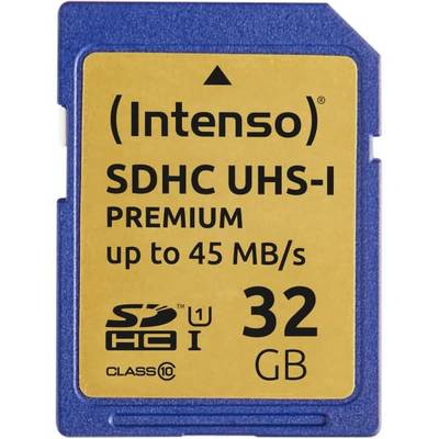 Intenso Premium SDHC-kaart 32 GB Class 10, UHS-I 