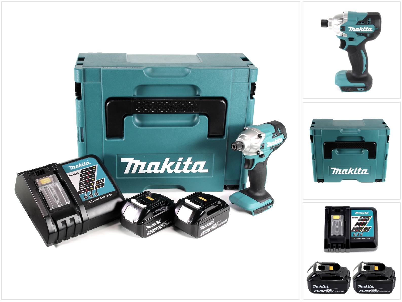 Makita DTD156RTJ Draadloze Slagschroevendraaier 18V-0