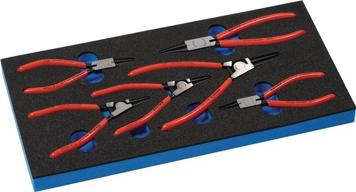 Gereedschapsmodule 6-delig 1/3-module binnen/buitenringen J0-2/A0-2 KNIPEX