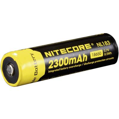 NiteCore NL183 Speciale oplaadbare batterij 18650  Li-ion 3.7 V 2300 mAh