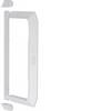 BRN/HN, wandrozet voor goot 90x170 mm, halogeenvrij, lichtgrijs