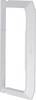 BRN/HN, wandrozet voor goot 70x170 mm, halogeenvrij, lichtgrijs