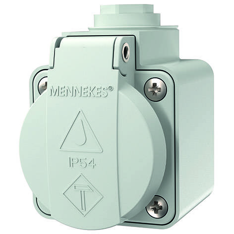 Mennekes Schuko-Aufbau-Steckdose 10081-0