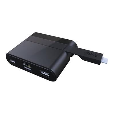 Club 3D USB Type-C to Ethernet + USB 3.0 + USB Type-C Charging Mini Dock - Bedraad - USB 3.2 Gen 1 (3.1 Gen 1)