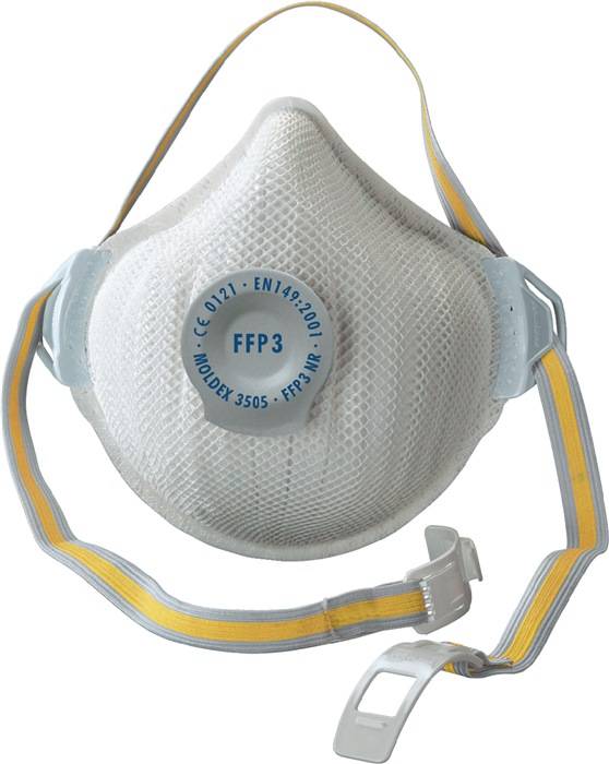 Stofmasker AIR 350501 FFP3 / V NR met uitademventiel MOLDEX