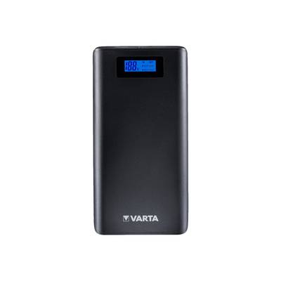 Varta Varta Cons.Varta Powerbank 18200 mAh  Li-ion Micro-USB Antraciet Statusweergave