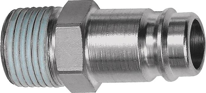 Steeknippel staal gehard/vern. stekker DN 10 buitenschroefdraad R 1/2 inch RIEGL