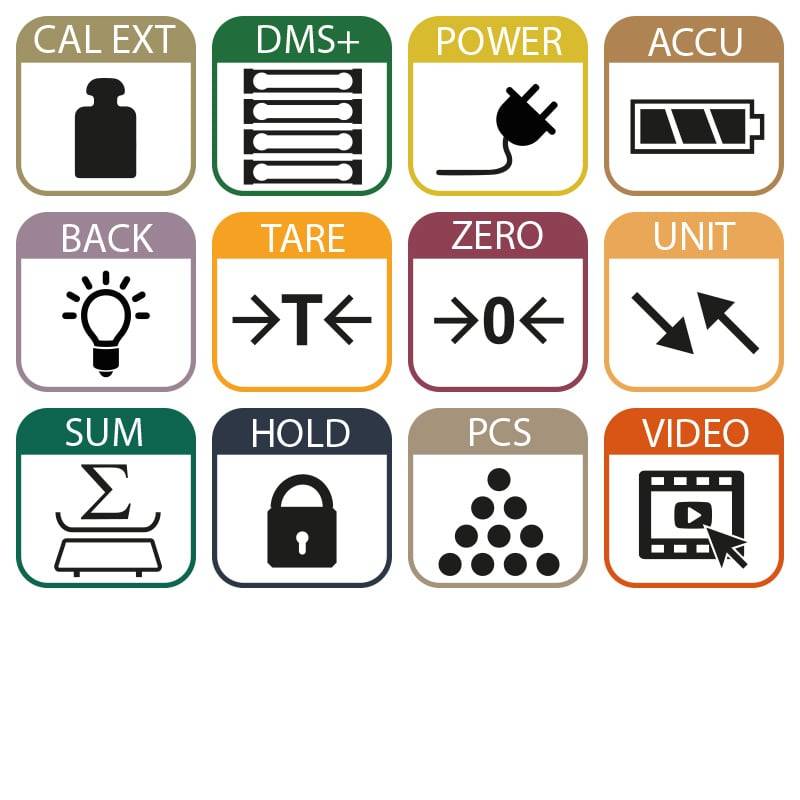 PCE Instruments PCE-PTS 1N Palletweegschaal Weegbereik (max.) 2000 kg Resolutie 1000 g werkt op een accu-2